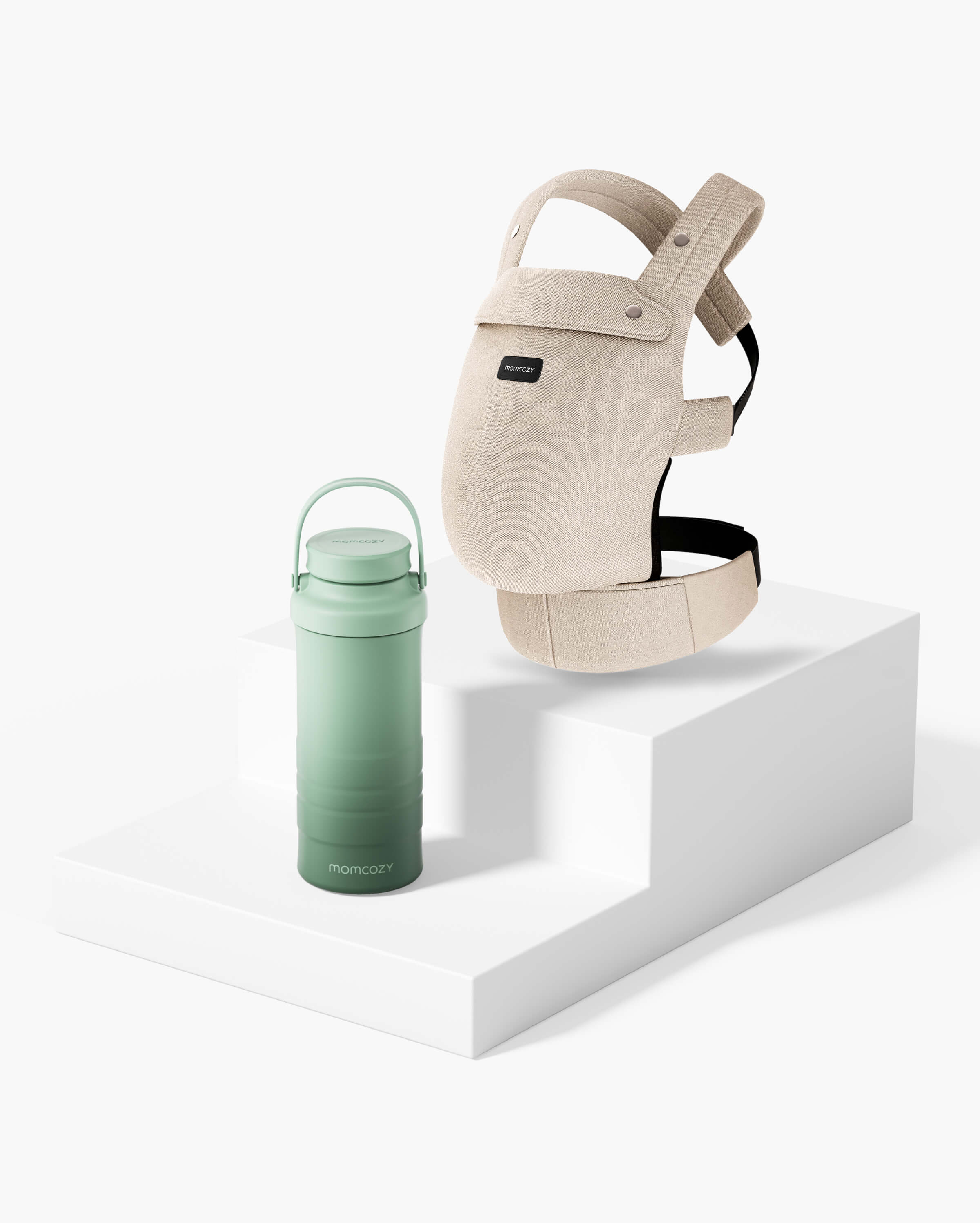 Lot d’essentiels pour les sorties : porte-bébé et glacière portable pour lait maternel