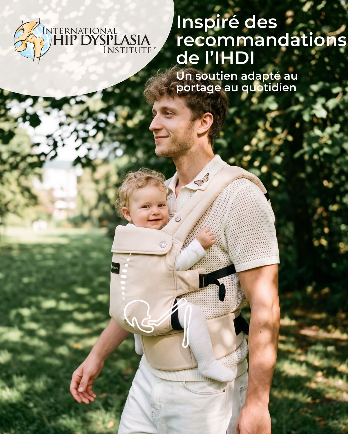 Porte-bébé Momcozy PureHug - Ergonomique, confortable & léger