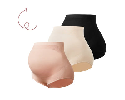 High Waist Pregnancy Seamless Soft Belly Support Panties