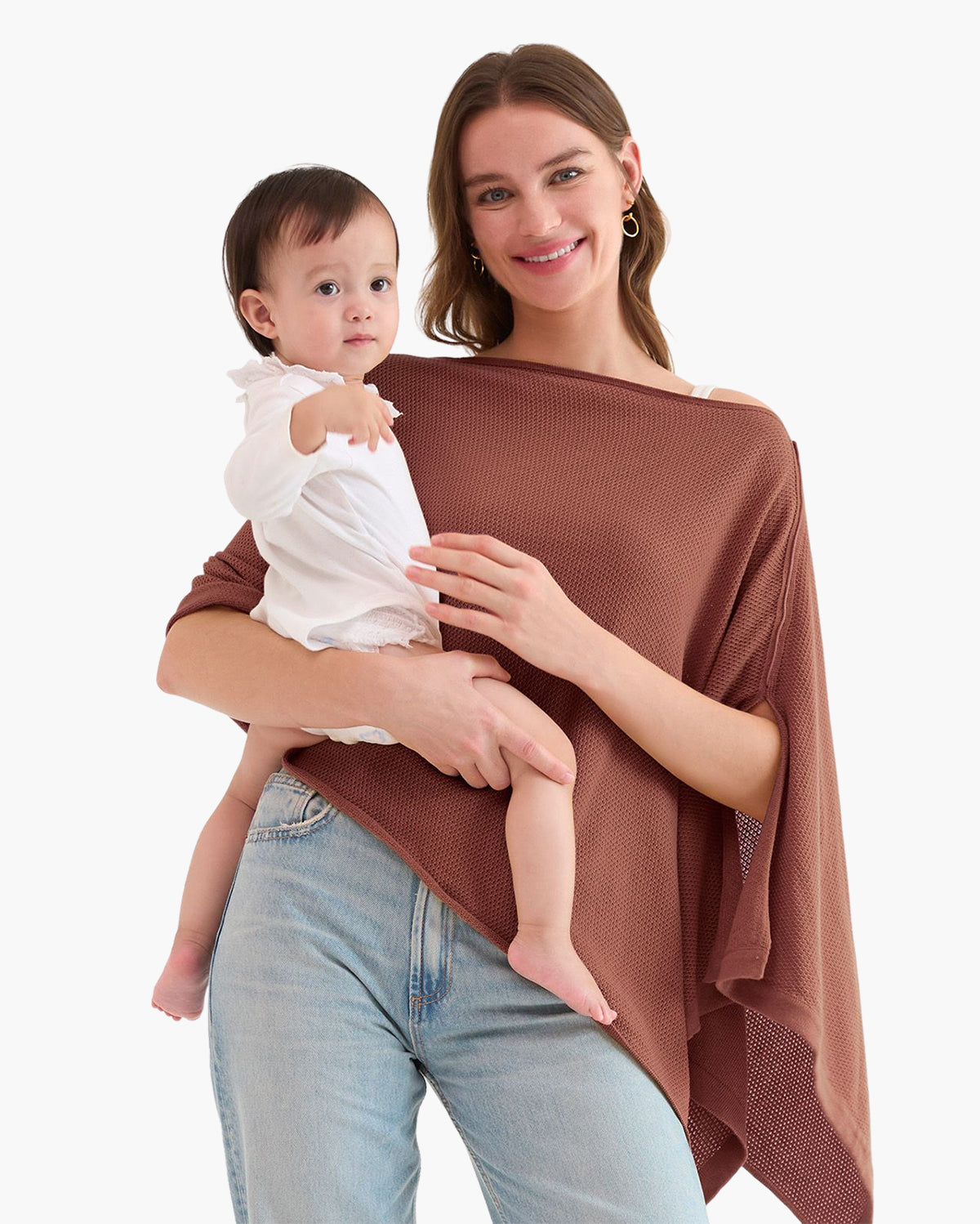 Couverture d'allaitement Momcozy - Poncho d'intimité doux, respirant et à usages multiples