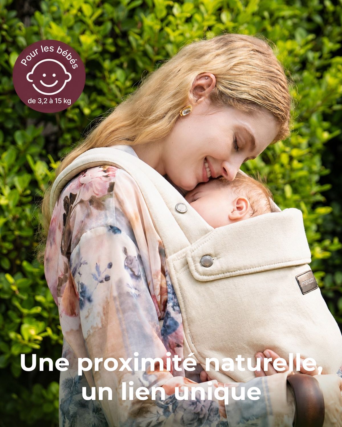 Porte-bébé Momcozy PureHug - Ergonomique, confortable & léger