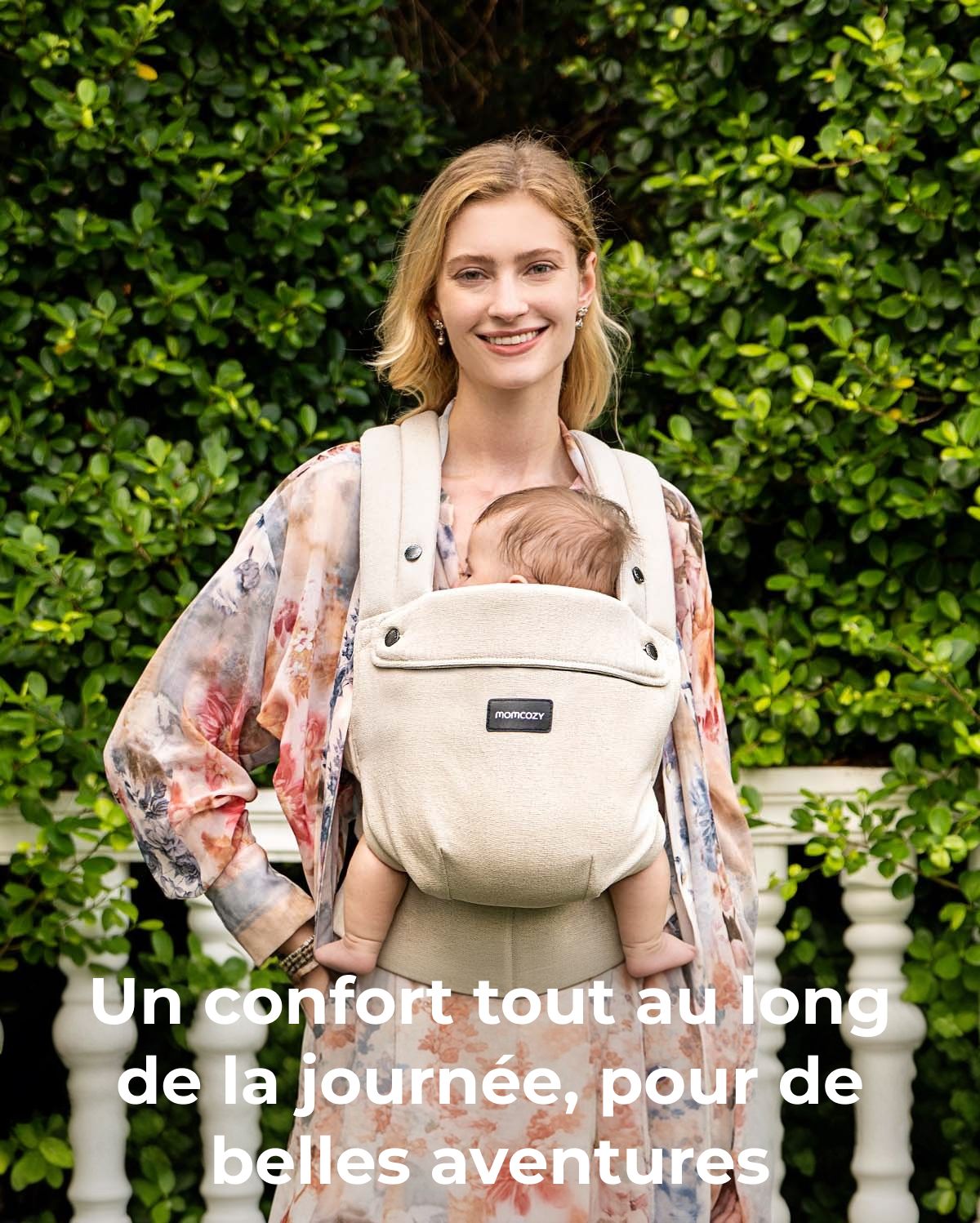 Porte-bébé Momcozy PureHug - Ergonomique, confortable & léger