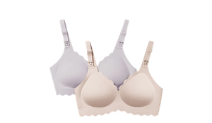 Jelly Strip Nursing Bra (2-Pack)