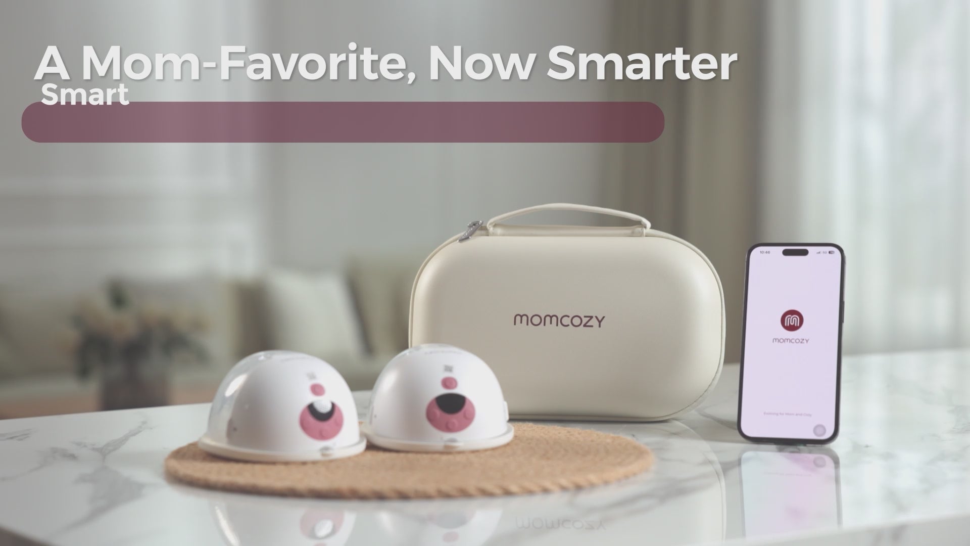 Tire-lait portable et connecté Momcozy M5 Smart - Amélioré avec contrôle via application