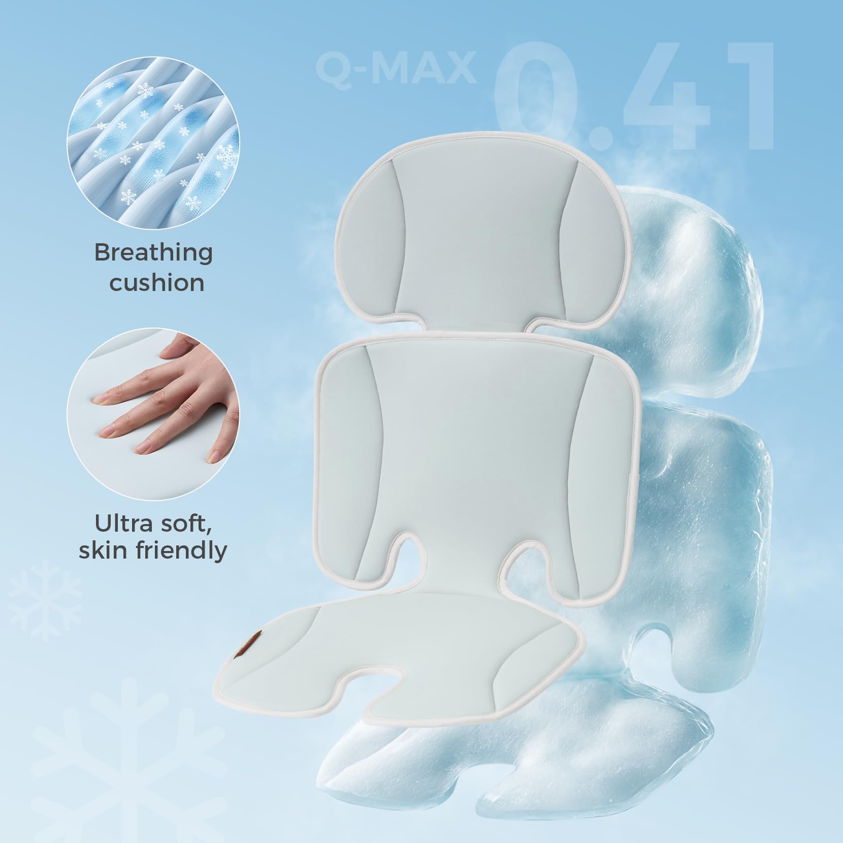 Coussin rafraîchissant pour poussette Momcozy