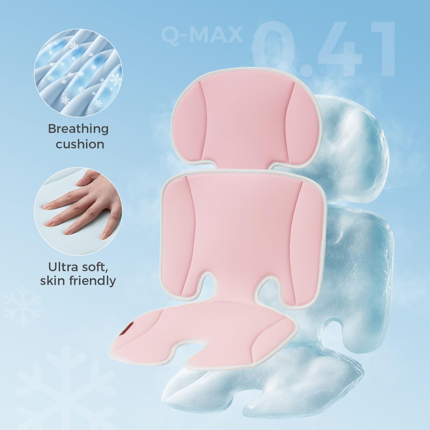 Coussin rafraîchissant pour poussette Momcozy