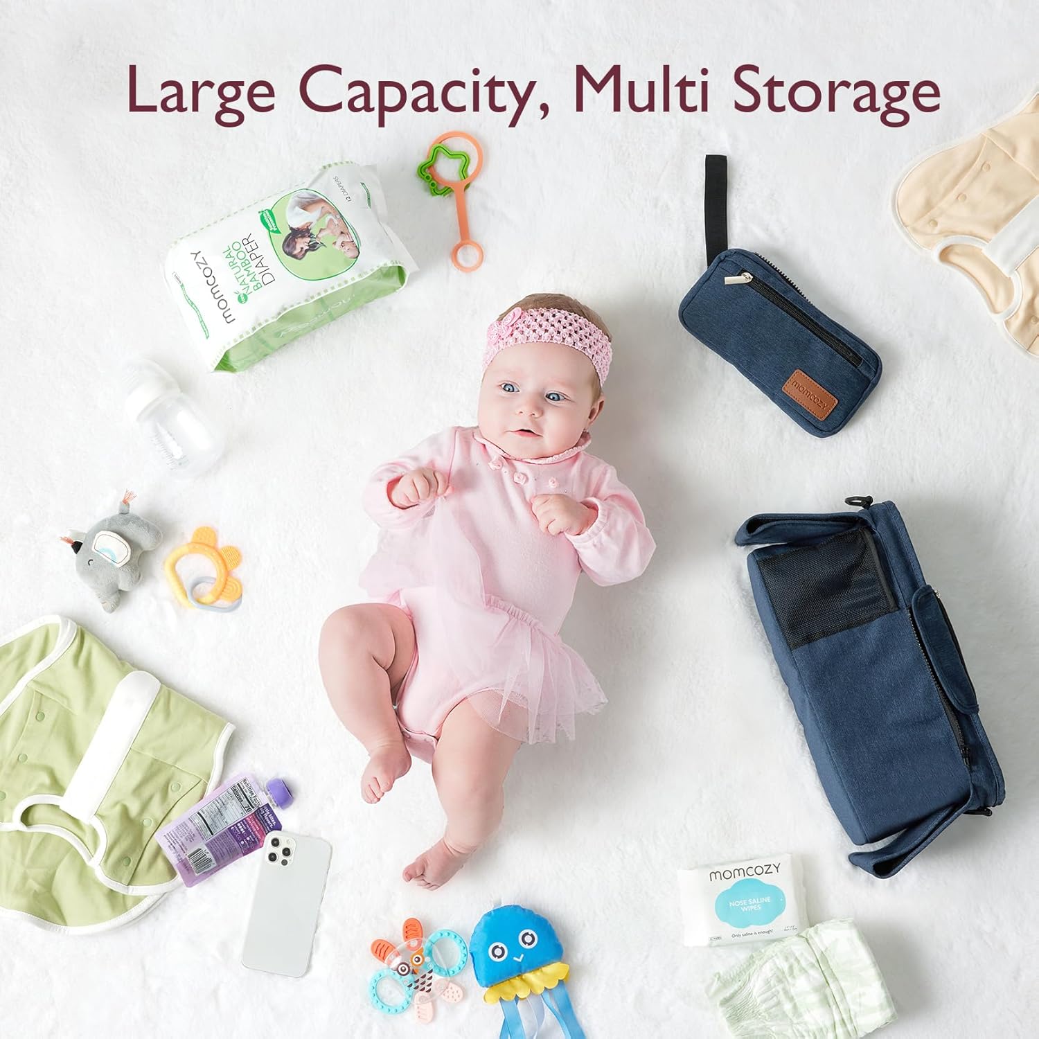 Momcozy Stroller Organizer - All-in-One Cup Holder & Pet Strollers