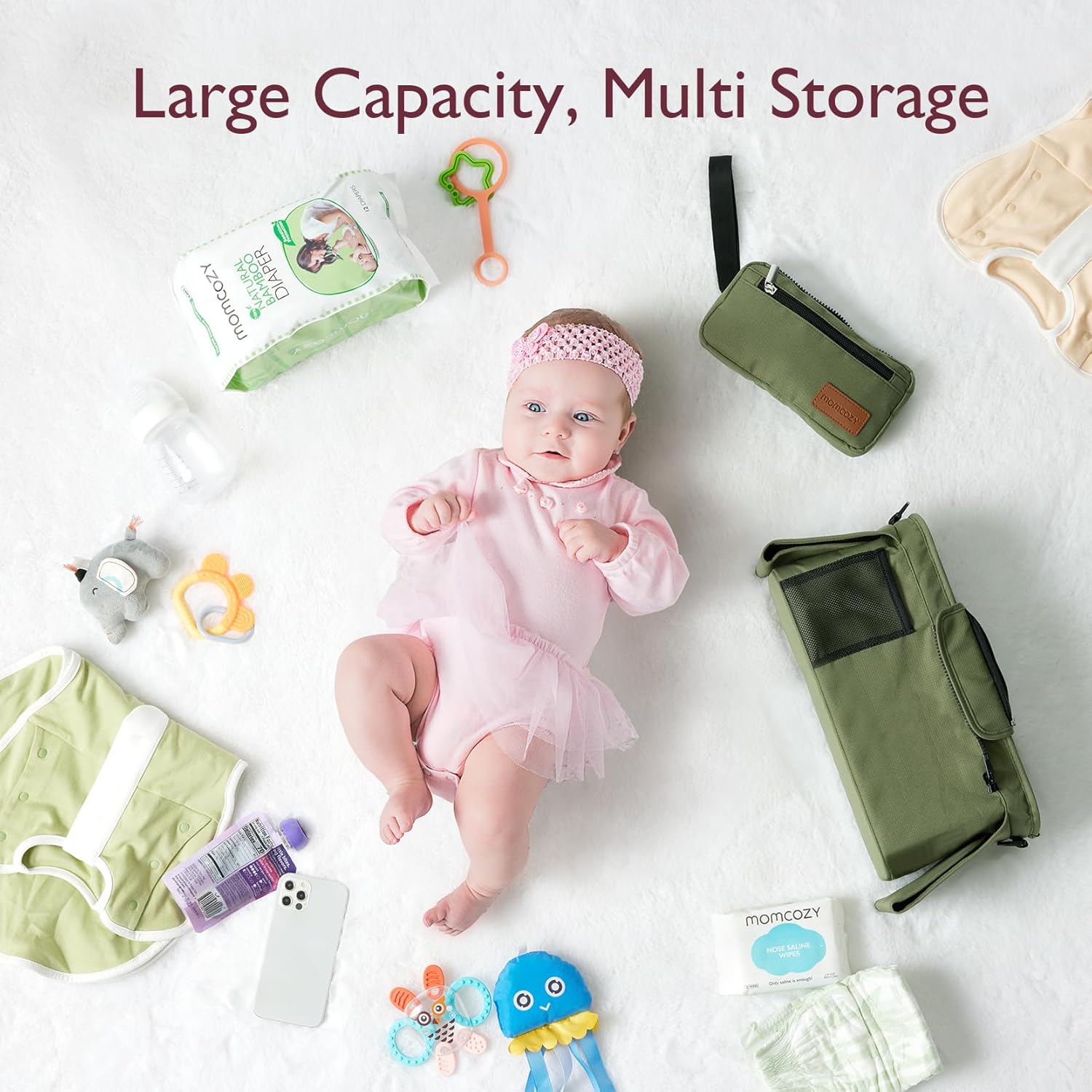 Momcozy Stroller Organizer - All-in-One Cup Holder & Pet Strollers