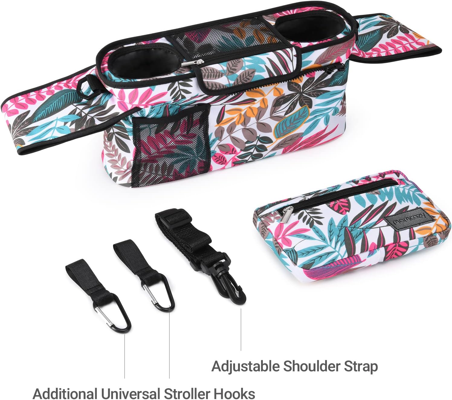Momcozy Stroller Organizer - All-in-One Cup Holder & Pet Strollers