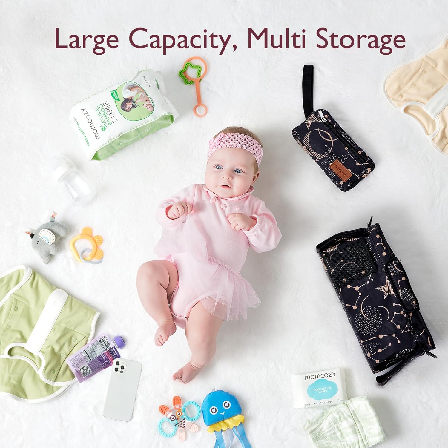 Momcozy Stroller Organizer - All-in-One Cup Holder & Pet Strollers