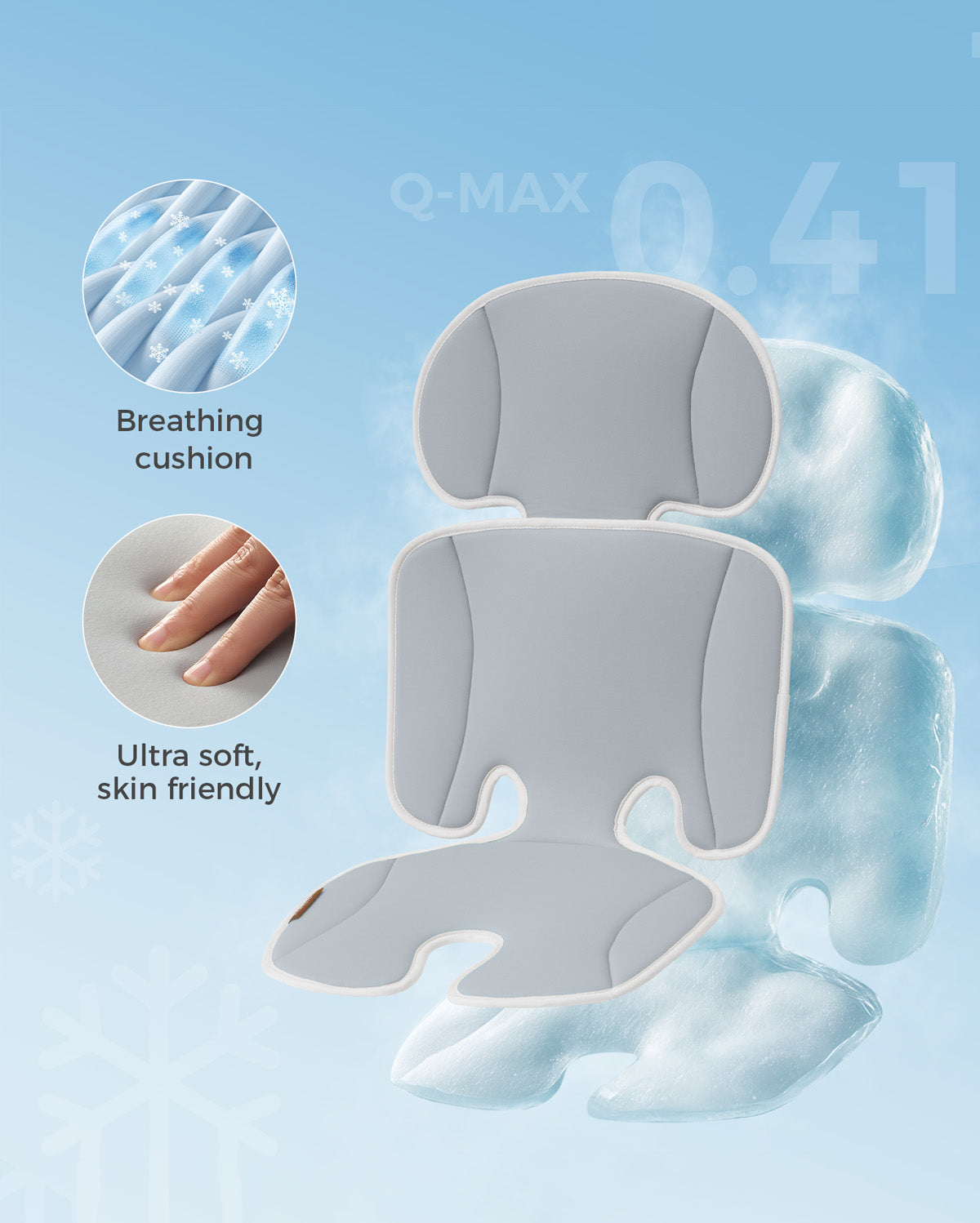Coussin rafraîchissant pour poussette Momcozy