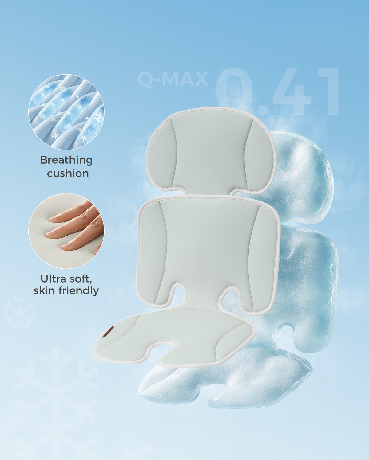 Coussin rafraîchissant pour poussette Momcozy