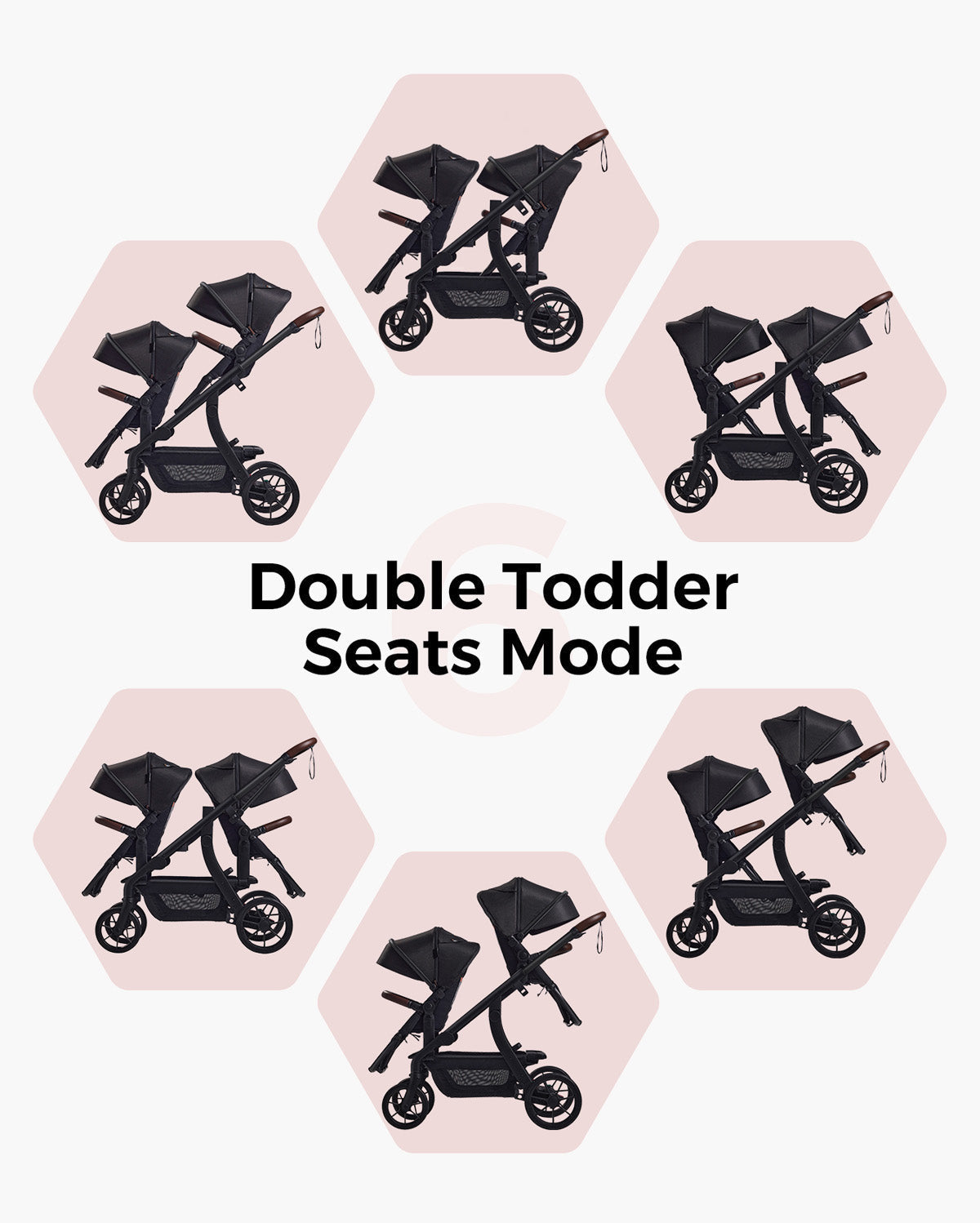 Pièces et accessoires pour poussette multifonction