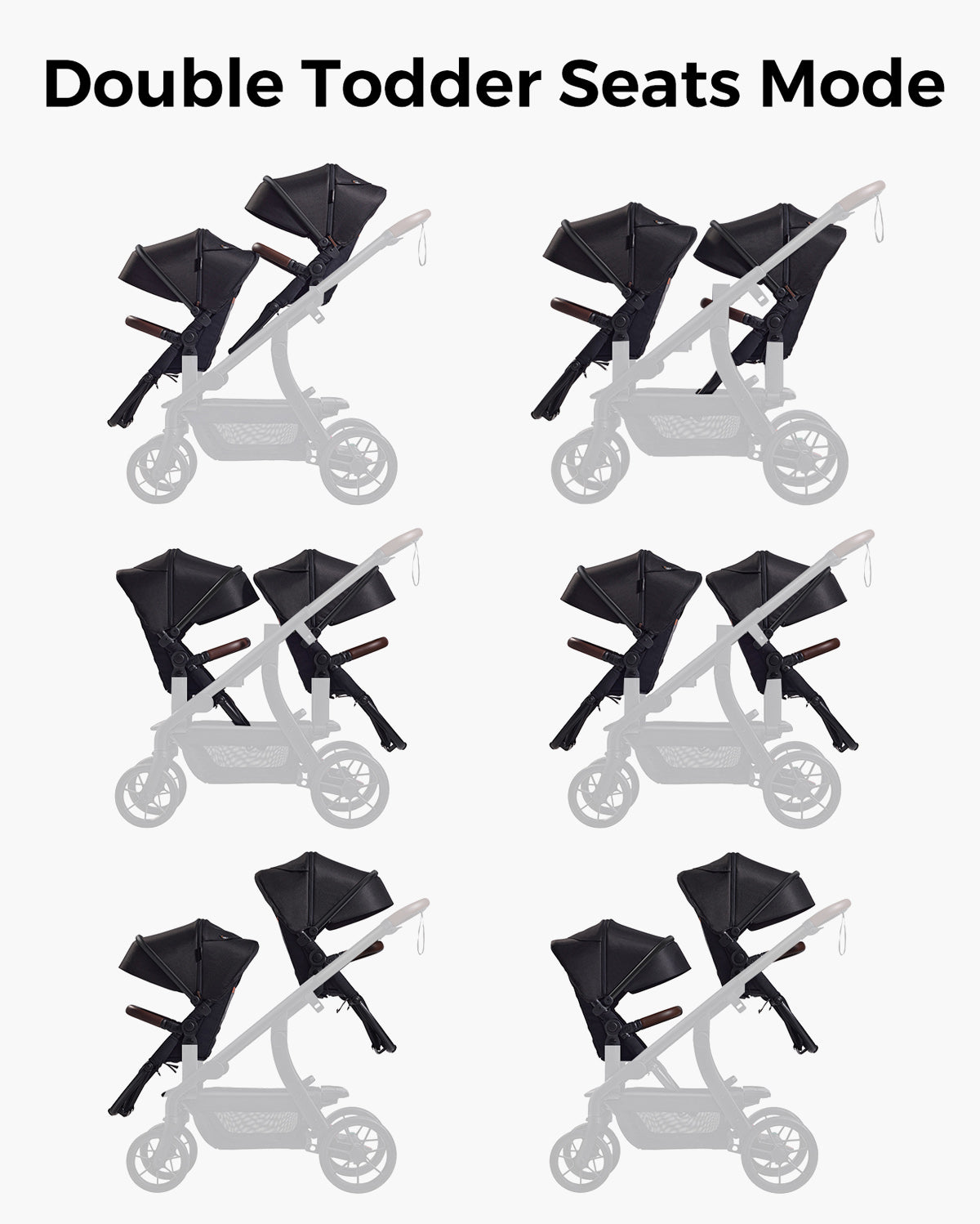 Pièces et accessoires pour poussette multifonction